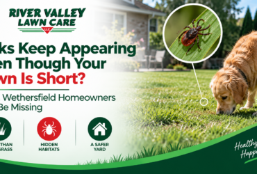 Ticks in short Wethersfield lawn
