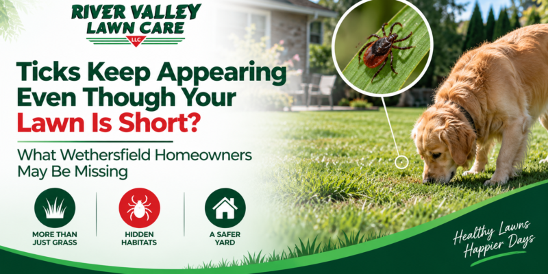 Ticks in short Wethersfield lawn
